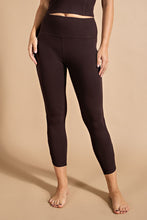 Load image into Gallery viewer, Lux Butter Soft Cropped Yoga Leggings with Fancy Cut Side