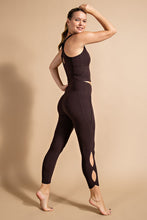 Load image into Gallery viewer, Lux Butter Soft Cropped Yoga Leggings with Fancy Cut Side