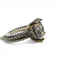 Load image into Gallery viewer, Double-Band Sparkler Ring