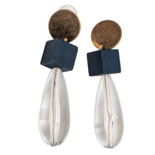Load image into Gallery viewer, Tide and Timber Dangle Earrings