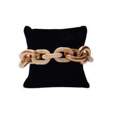 Load image into Gallery viewer, Golden Cream Links Bracelet