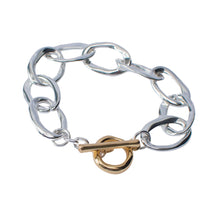 Load image into Gallery viewer, Dual Tone Toggle Bracelet