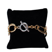 Load image into Gallery viewer, Dual Tone Toggle Bracelet