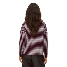 Load image into Gallery viewer, The Merlot Striped Long Sleeve Top