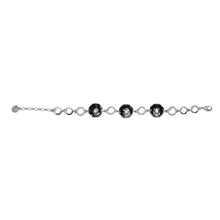 Load image into Gallery viewer, Shadow Trio Swarovski Charm Bracelet