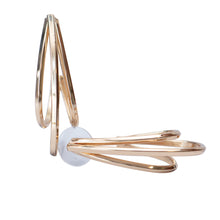 Load image into Gallery viewer, Triple Rounded Hoop Earrings