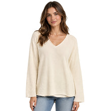 Load image into Gallery viewer, Soft V-Neck Reverse Seam Sweater (Long-Sleeve)