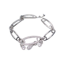 Load image into Gallery viewer, Crystal Eye Swarovski Charm Bracelet