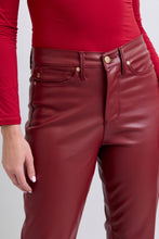 Load image into Gallery viewer, The Diva Tummy Control Vegan Leather Straight Leg Pant by Judy Blue