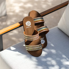 Load image into Gallery viewer, Rhinestone Diva Slide Sandals by Yellow Box