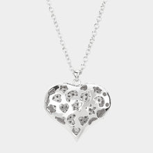 Load image into Gallery viewer, All My Love Large CZ Heart Necklace