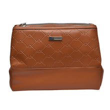 Load image into Gallery viewer, Max Studio Triple Compartment Cosmetic Case