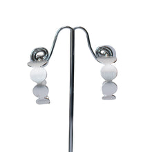 Load image into Gallery viewer, Open End Eclipse Hoop Earrings