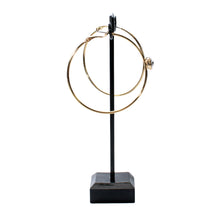 Load image into Gallery viewer, Dramatic Focus CZ Hoop Earrings with Lever Backs