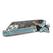 Load image into Gallery viewer, Butterfly Crystal Phone Wrist Lanyard by Jacqueline Kent