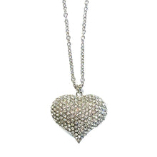 Load image into Gallery viewer, All My Love Large CZ Heart Necklace