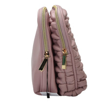 Load image into Gallery viewer, Soft Pink Bubble Double Dome Cosmetic Bag