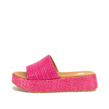 Load image into Gallery viewer, Summer Dreams Weaved Raffia Flatform Sandal by Yellow Box