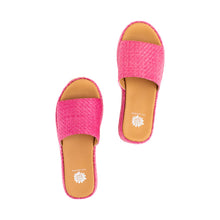 Load image into Gallery viewer, Summer Dreams Weaved Raffia Flatform Sandal by Yellow Box