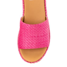 Load image into Gallery viewer, Summer Dreams Weaved Raffia Flatform Sandal by Yellow Box