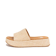 Load image into Gallery viewer, Summer Dreams Weaved Raffia Flatform Sandal by Yellow Box