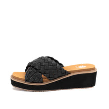 Load image into Gallery viewer, Elegant Braided Wedge Slide by Yellow Box