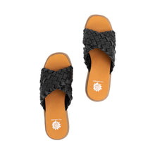 Load image into Gallery viewer, Elegant Braided Wedge Slide by Yellow Box