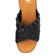 Load image into Gallery viewer, Elegant Braided Wedge Slide by Yellow Box