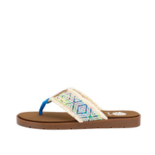 Load image into Gallery viewer, Weekend Getaway Wedge Flip Flop Sandals by Yellow Box