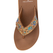 Load image into Gallery viewer, Millionaire's Dream Rhinestone Wedge Flip Flop Sandals by Yellow Box