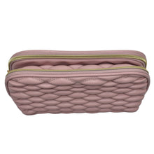 Load image into Gallery viewer, Soft Pink Bubble Double Dome Cosmetic Bag