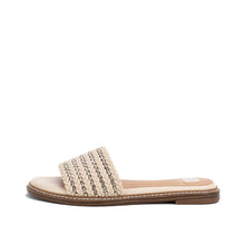 Load image into Gallery viewer, 5 Rows Of Glitz Slide Sandals By Yellow Box