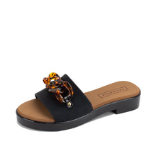 Load image into Gallery viewer, Vogue Slide Sandals by Yellow Box