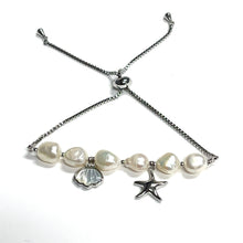 Load image into Gallery viewer, My Heart Is at the Ocean Fresh Water Pearl Bracelet