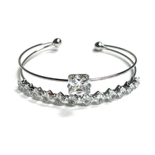 Load image into Gallery viewer, Snow White & The 12 Little Ones Crystal Cuff Bangle
