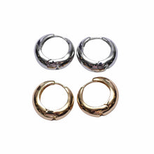 Load image into Gallery viewer, Small Closed Hoop Earrings
