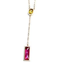 Load image into Gallery viewer, Gem to Gem Long Necklace