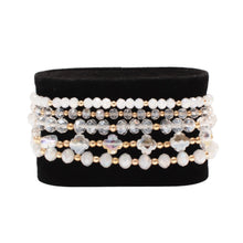 Load image into Gallery viewer, Times 5 Crystal Stretch Bracelet