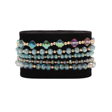 Load image into Gallery viewer, Times 5 Crystal Stretch Bracelet