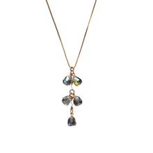 Load image into Gallery viewer, Touch of Crystal Drop Necklace