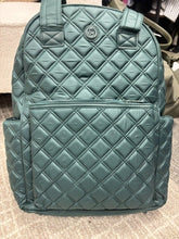 Load image into Gallery viewer, The Willow 18" Diamond Quilted Puffer Sport Nylon Workbook Backpack by Joan & David