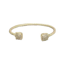 Load image into Gallery viewer, Empire State of Mind Pave Cuff Bracelet