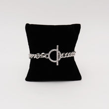 Load image into Gallery viewer, Dazzling Toggle Polished Curb Bracelet