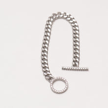 Load image into Gallery viewer, Dazzling Toggle Polished Curb Bracelet
