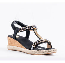 Load image into Gallery viewer, Capri Breeze Wedge Strap Sandal