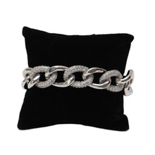 Load image into Gallery viewer, The Statement Link Bracelet with Cubic Zirconias