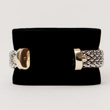 Load image into Gallery viewer, Wickedly Charming Flexible 1/2" Cuff Bracelet with Cubic Zirconia