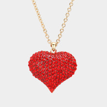 Load image into Gallery viewer, All My Love Large CZ Heart Necklace