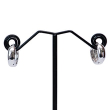 Load image into Gallery viewer, Petite Silver Huggie Earring