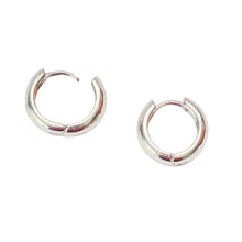 Load image into Gallery viewer, Petite Silver Huggie Earring